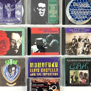 Elvis Costello 10 CD Lot Hits Spike Rose Cruel Brodsky Bacharach GBH Momo Promos